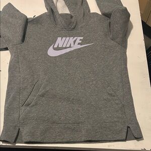 Nike Heather Gray Pullover Hoodie